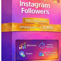 700 подписчиков Instagram - 100% реальные аккаунты - Отличное качество