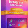 700 подписчиков Instagram - 100% реальные аккаунты - Отличное качество