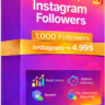 1000 подписчиков Instagram - 100% реальные аккаунты - Отличное качество