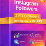 2500 подписчиков Instagram - 100% реальные аккаунты - Отличное качество