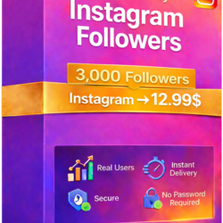 3000 подписчиков Instagram - 100% реальные аккаунты - Отличное качество