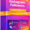 3000 подписчиков Instagram - 100% реальные аккаунты - Отличное качество