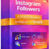 4000 подписчиков Instagram - 100% реальные аккаунты - Отличное качество