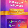 15,000 подписчиков Instagram   10,000 БЕСПЛАТНЫХ просмотров – Быстро и стабильно