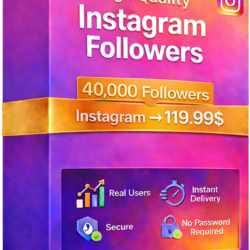 40,000 подписчиков Instagram   10,000 БЕСПЛАТНЫХ просмотров – Быстро и стабильно