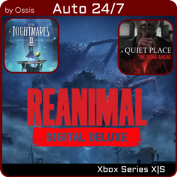 XBOX 24/7 REANIMAL Deluxe   Little Nightmares 2   A Quiet Place: The Road Ahead