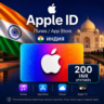 iTunes & App Store Подарочная карта — 200 INR (INDIA)