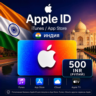 iTunes & App Store Подарочная карта — 500 INR (INDIA)