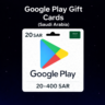 Google Play Gift Cards (Саудовская Аравия) 20–400 SAR | Коды пополнения