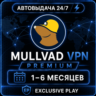 MullvadVPN Premium 1-6 Месяцев  | Аккаунт | Mullvad VPN