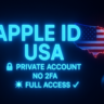 Apple ID США  | Личный аккаунт    No 2FA    Полный доступ