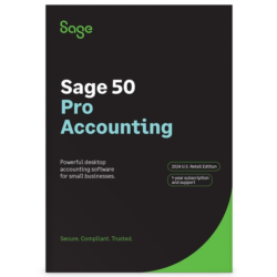 Sage 50 Pro Accounting 2024 — 1 пользователь, 1 год
