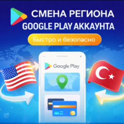 СМЕНА РЕГИОНА GOOGLE PLAY АККАУНТА | ЛЮБОЙ РЕГИОН