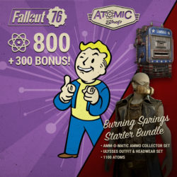 Fallout 76: Burning Springs Bundle (Windows) | PC | На любой аккаунт