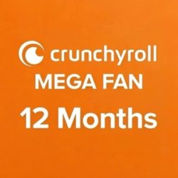 Crunchyroll Premium Mega Fan 12 месячная глобальная гарантия на аккаунт