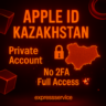 Apple ID Казахстан  | Личный аккаунт    No 2FA    Полный доступ