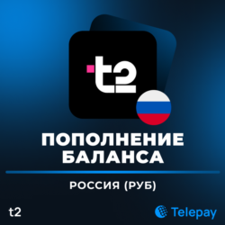 Теле2 пополнить баланс / мобильный телефон | Россия | 100 - 4900 РУБ