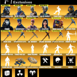 FN  (ВСЕ ПЛАТФОРМЫ) | 282 скина (53 платных) Полный доступ