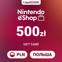Nintendo eShop Card 500 PLN (Польша Злоты) | Мгновенная выдача 24/7