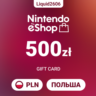Nintendo eShop Card 500 PLN (Польша Злоты) | Мгновенная выдача 24/7