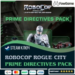 🔵 RoboCop Rogue City Unfinished Business Prime Directive Pack DLC Global🔑КЛЮЧ STEAM