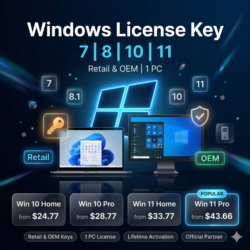 Ключ Windows XP 7 8 10 11 Retail OEM на 1 ПК