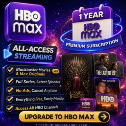 HBO MAX Premium 12 Months Account