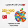Apple Gift Card Турция      | 250-1000 TRY | App Store & iTunes | Быстрая доставка