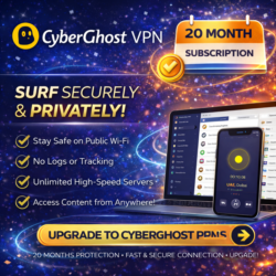 CyberGhost VPN 7 Devices,  20 months - Multi Device Account