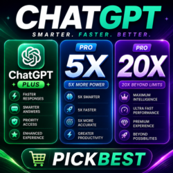 ChatGPT Plus | Pro 5x | Pro 20x | 1 месяц | круглосуточно |