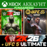 WWE 2K26 King of Kings   UFC 5 Ultimate XBOX АККАУНТ