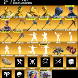 FN OG STW Deluxe Edition (ВСЕ ПЛАТФОРМЫ) | 107 скинов (21 платный) | Полный доступ