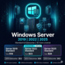 Ключ Windows Server 2019 2022 2025 Standard Datacenter