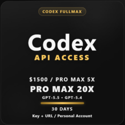 Codex FullMax |  Pro Max 5x / Pro Max 20x | GPT-5.5, GPT-5.4