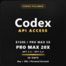 Codex FullMax |  Pro Max 5x / Pro Max 20x | GPT-5.5, GPT-5.4
