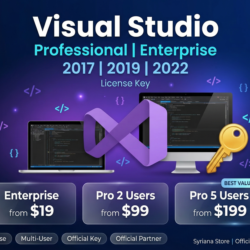Ключ Visual Studio Pro Enterprise 2017 2019 2022 лицензия
