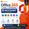 Microsoft Office 365 – 1 год – Личный – Учетная запись