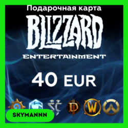 Карта Blizzard Battle.net 40 EUR Европа АВТО 24/7