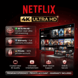 NETFLIX PREMIUM 4K ULTRA (1 месяц) | Личный | Полный доступ | Гарантия