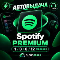 АВТОВЫДАЧА |  SPOTIFY PREMIUM   1/3/6/12 МЕСЯЦЕВ