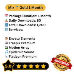 Панель загрузки ресурсов дизайна - Envato Elements Freepik Премиум Motion Array -АВТО