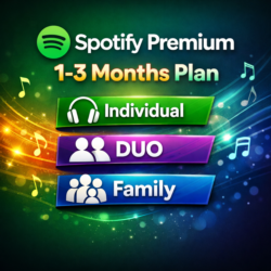 Spotify Premium | План на 1-3 месяца | Индивидуальный/Двойной/Семейный