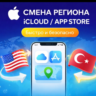 СМЕНА РЕГИОНА iCLOUD / APPSTORE | Быстро и Безопасно