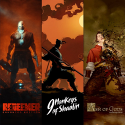 Ключ 9 Monkeys of Shaolin   Ash of Gods   Redeemer: Bundle Xbox [Цифровой Код]