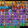 FN | Blue Team Leader  | Travis Scott | Gold Midas | 97 skins (38 paid) | 650 VB