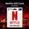 Netflix Gift Cards (Австралия) 20–250 AUD | Коды пополнения