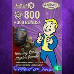 ☀️Fallout 76 Burning Springs Starter Bundle XBOX DLC