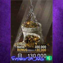 ☀️130,000 Steel Credits Pack – FOR HONOR XBOX DLC