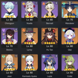 [2в1] GENSHIN IMPACT   Honkai: Star Rail | 55 АР | 45 ПЕРСОНАЖЕЙ | 11 ЛЕГЕНДАРНЫХ