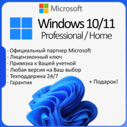 Windows 10/11 OEM Официальная лицензия